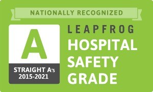 Straight A-s Patient Safety Grade logo