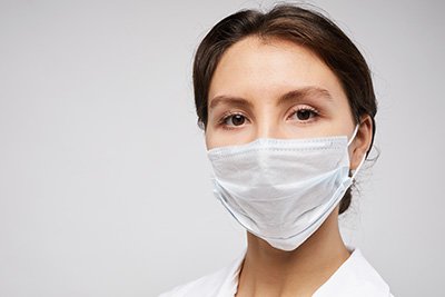 Masked Healthcare Worker