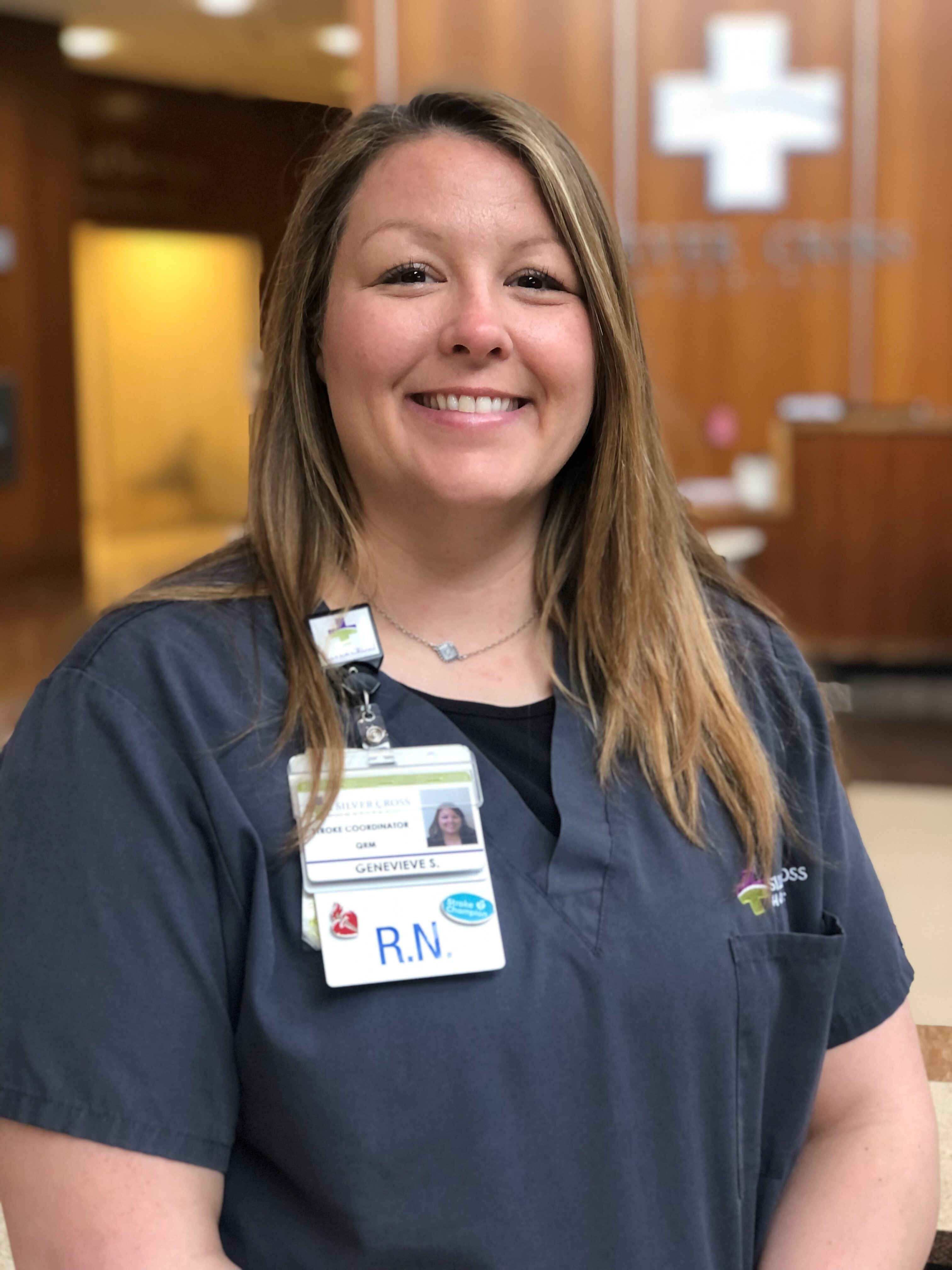 Genevieve Shimkus, RN. Stroke Coordinator