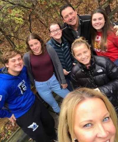 Peter Wilkes with Family