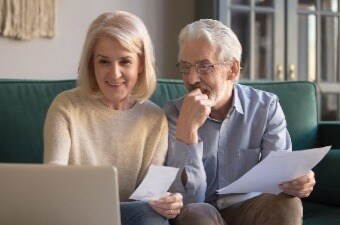 Couple with finances